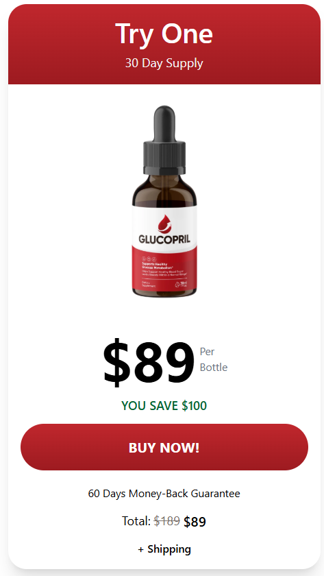 Buy GlucoPril 2 Bottle